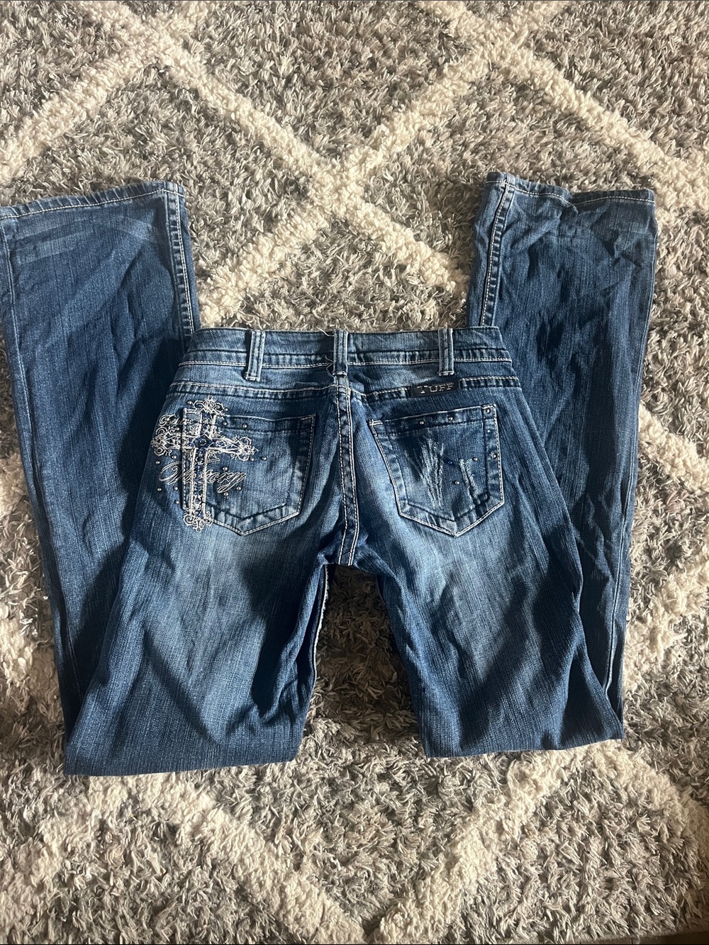 Cowgirl Tuff Bootcut Jeans Blue Victory 25